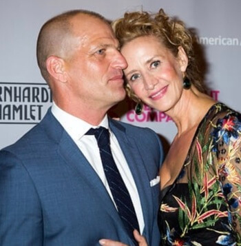 Joseph Coleman with his wife Janet McTeer